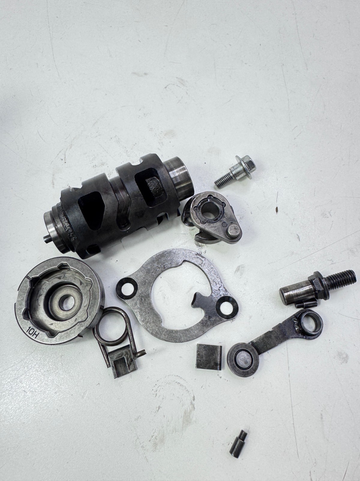 2012 Suzuki RMZ250 Gear Shift Drum and Rest Selector Rachet Assembly OEM #11