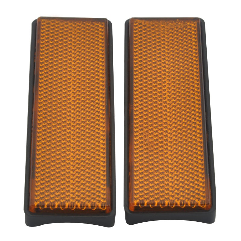Motorcycle Universal Yellow Front Fork Leg Reflectors for Ducati Dirt Bikes ATV