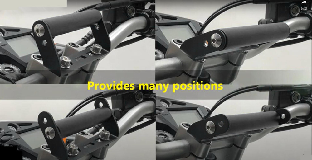 HandleBar Riser Phone Bracket Mount Bar Holder For HONDA CRF250L CRF300L CRF450L