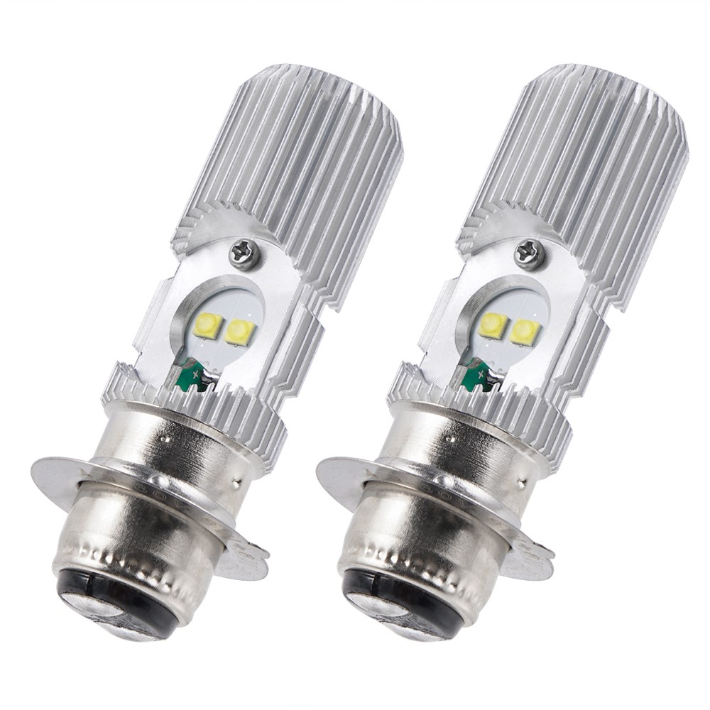 P15D ATV LED Headlight Bulbs Motorcycle High/Low Beam Kit 6000K Bright P15D-25-1