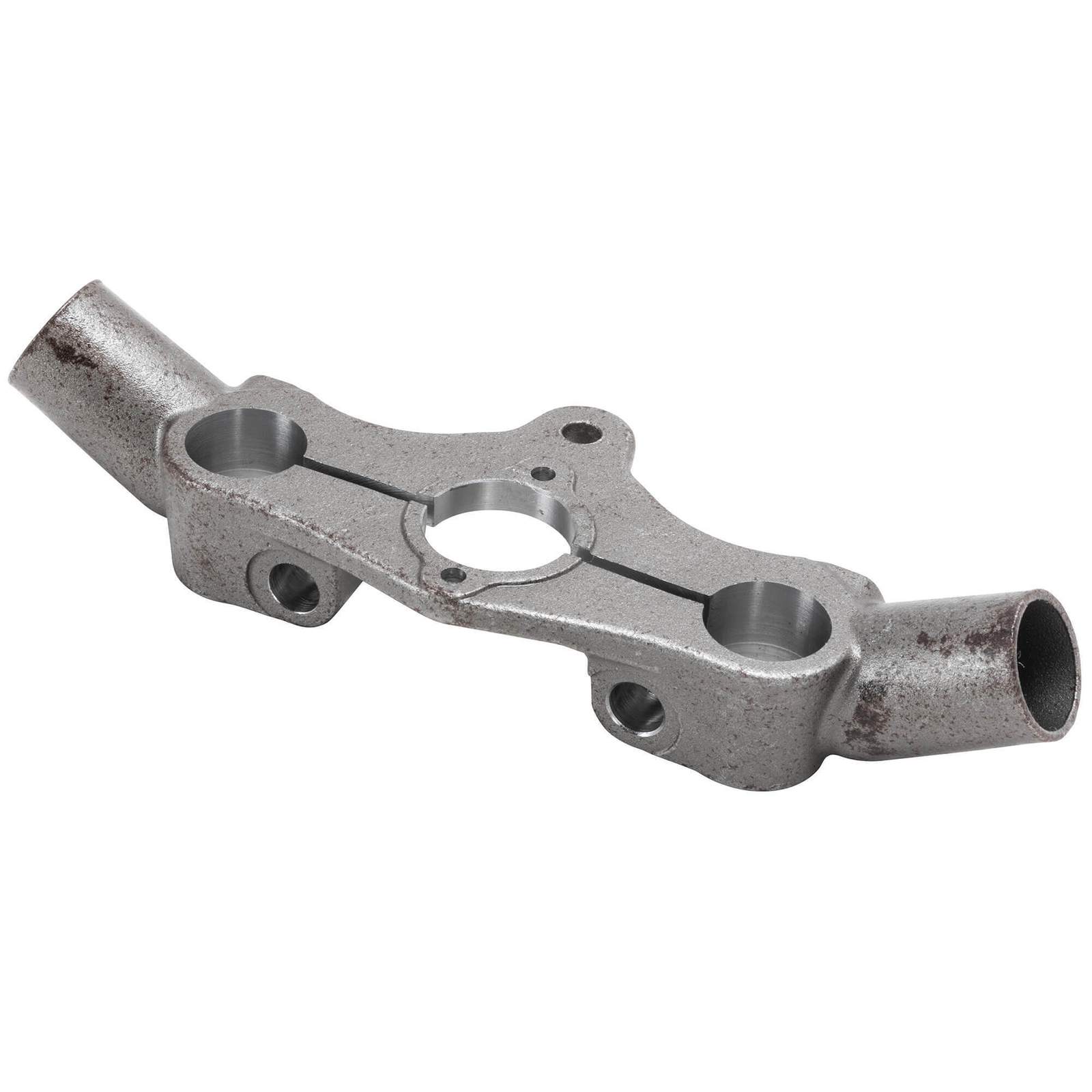 Lowbrow Customs Inline Springer Fork Handlebar Fabricator Top Clamp – Raw Steel