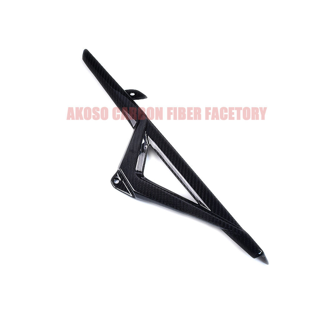For RSV4 / TuonoV4 2021-2025 Carbon Fiber Rear Upper Chain Guard Cover Fairing
