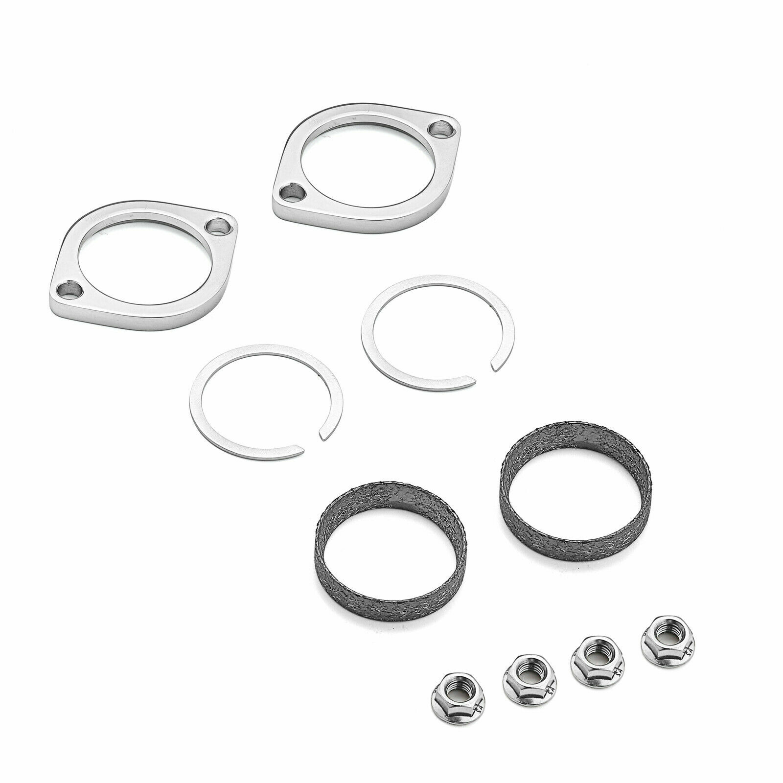 For Harley 1984-UP Exhaust Flange Install Kit Gaskets and Hardware Kits