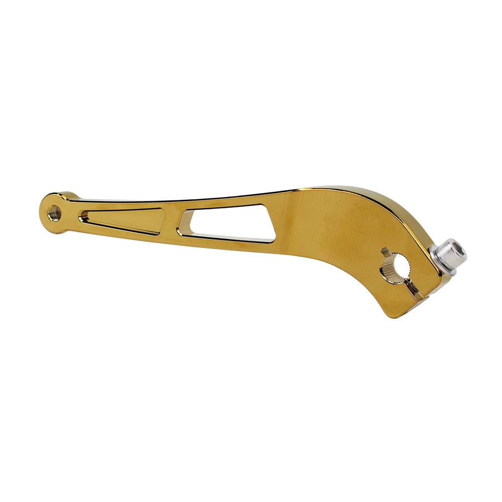 Front Left Gold Slim Shift Shifter Lever for Harley Dyna FXDB FXDWG FXDF FXD FLD