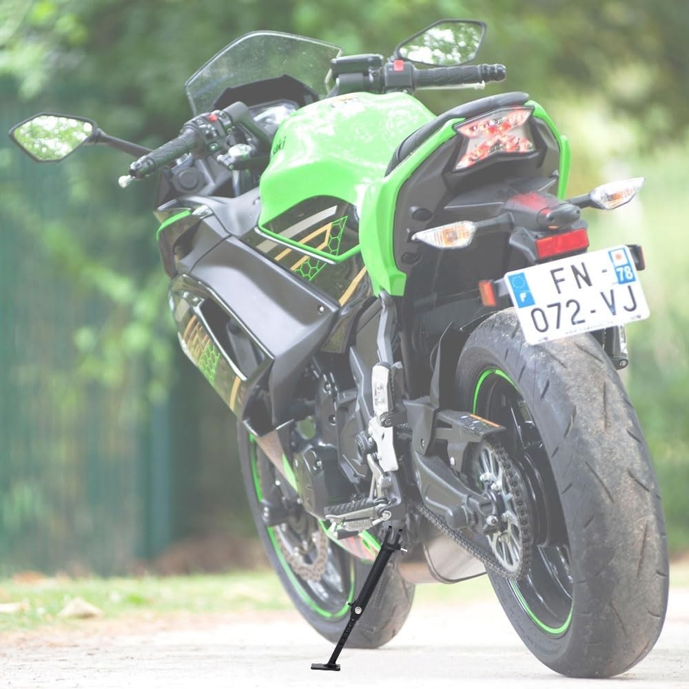 Adjustable 3-Inch Kickstand for Ninja ZX-6R 2013-2026 | Steel Side Stand