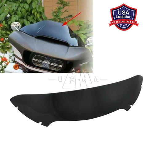 Black 5” Windshield Windscreen Fits For Harley Touring Road Glide FLTRX 2015-23