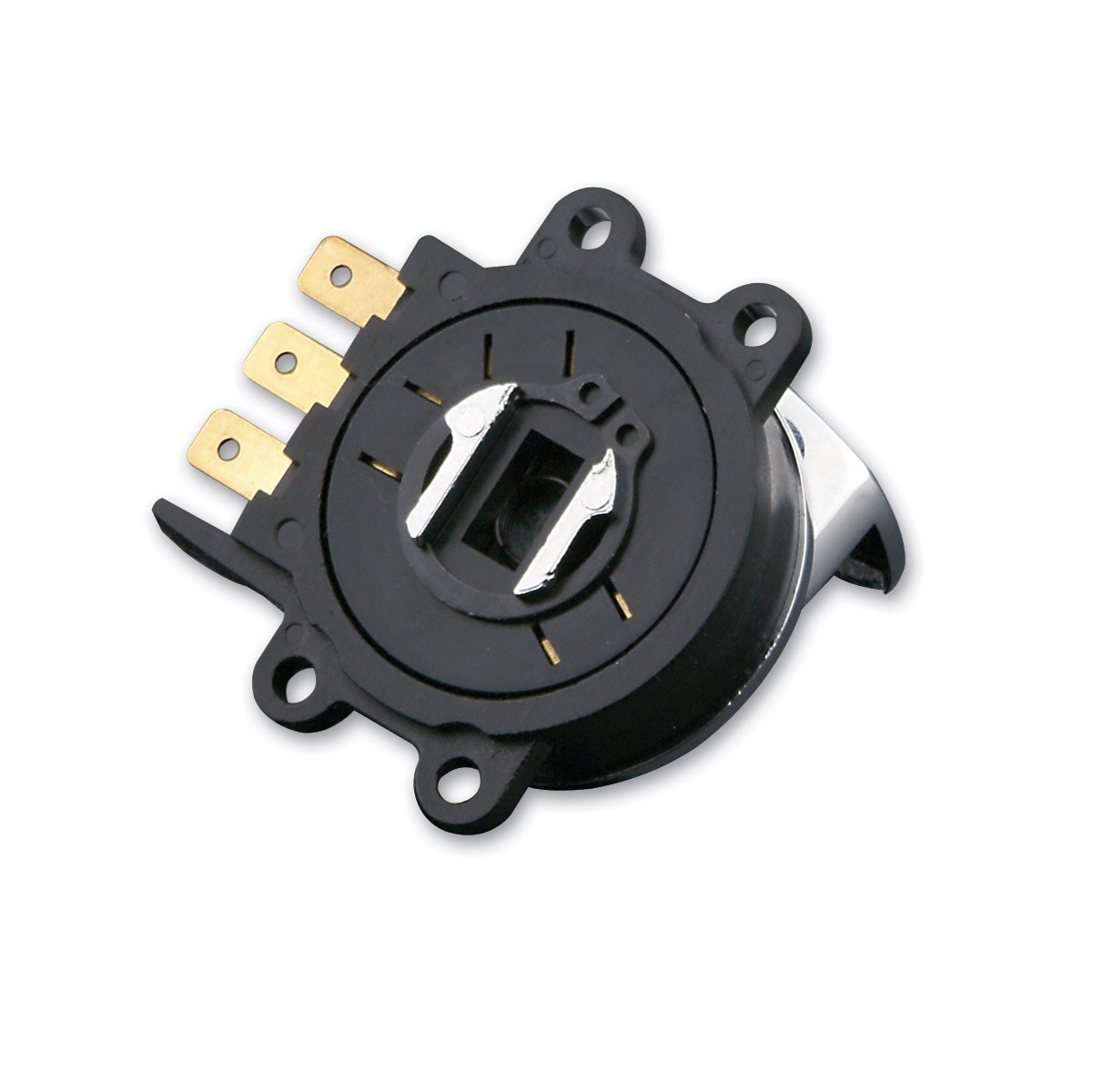 SKULL IGNITION SWITCH WITH ROUND KEYS HARLEY DYNA ROAD KING & SOFTAIL IGNITION