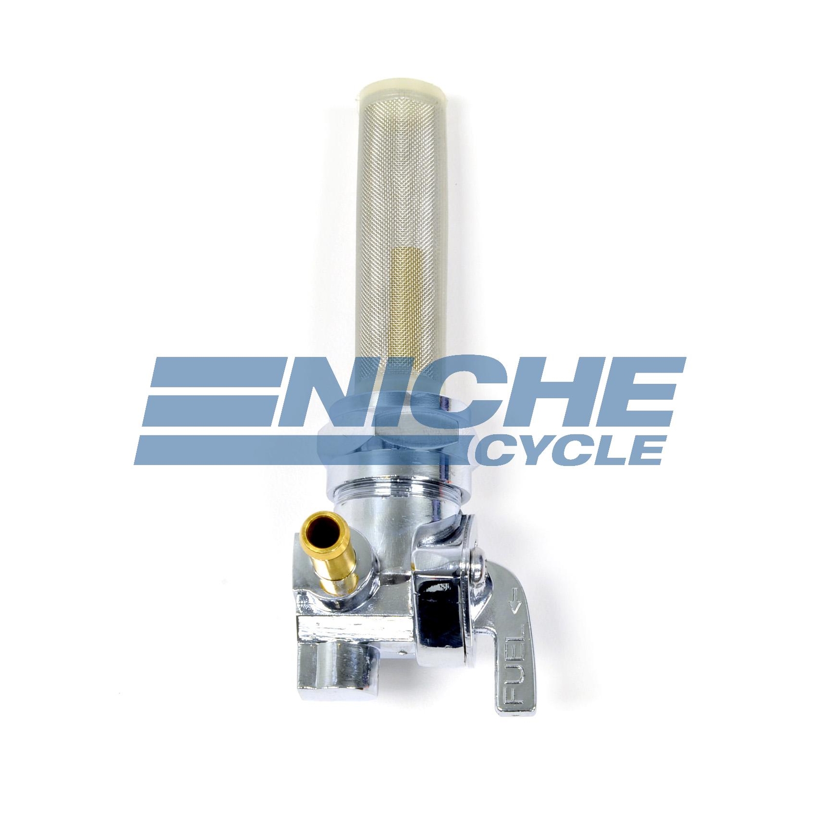 90-Left Chrome Thread-On 22mm On,Reserve Fuel Valve Petcock 5/16″ 62129-75