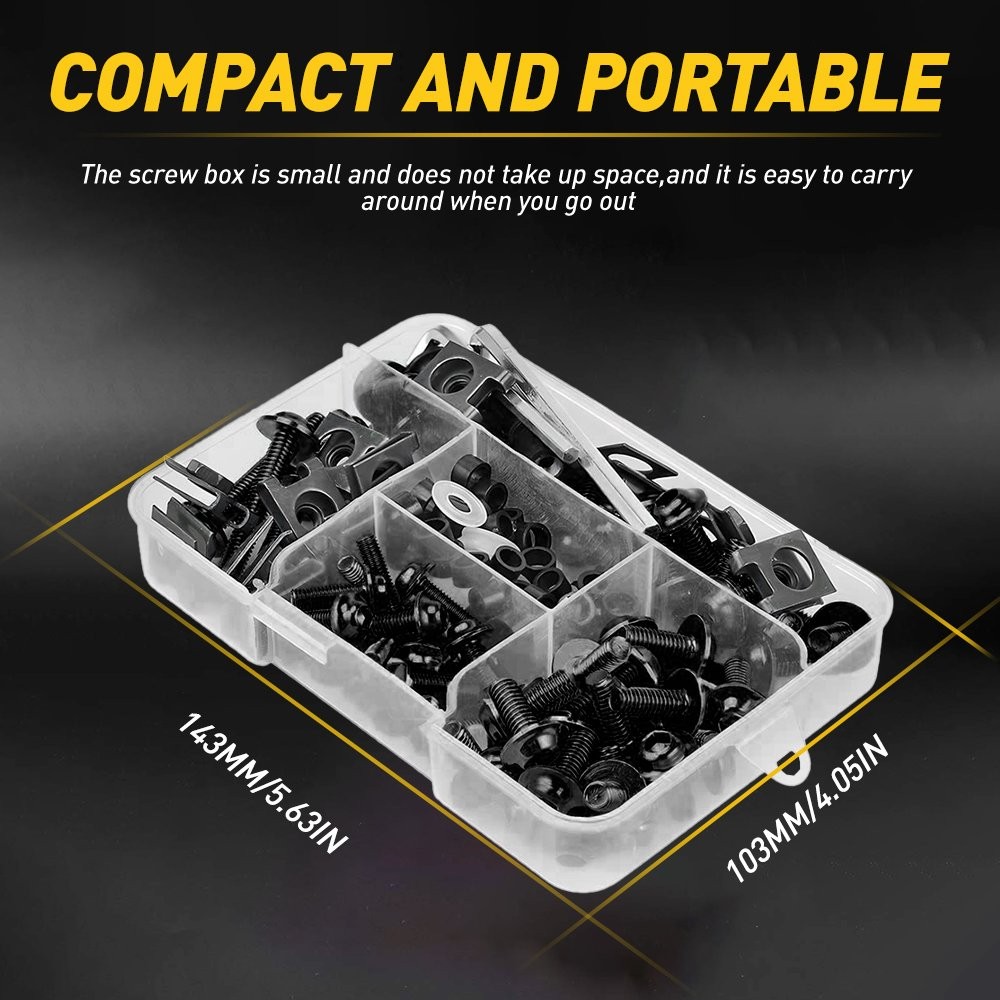 177PCS Fairing Bolt Kit Bodywork Screws Set For Honda CBR600RR 1000RR CBR1100XX