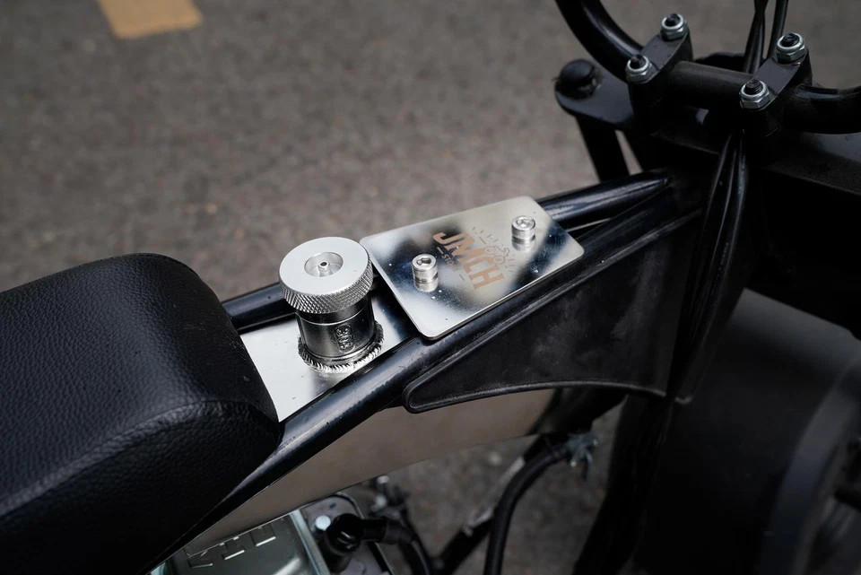 JMCH JM-SSGT-MM80/105 Stainless Steel 1.1L Mini Bike Gas Tank for Mega Moto New