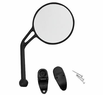 ACERBIS Dual Sport Enduro Left Side Bolt On Rear View Mirror In Black