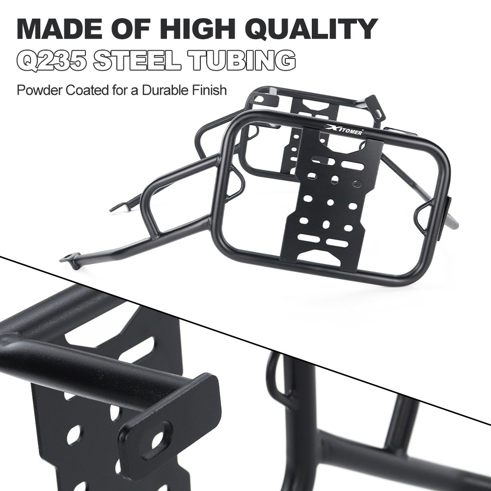 Side Pannier Racks Saddlebag Bracket Kit Fit For Honda CRF300 Rally/L 2021-2026
