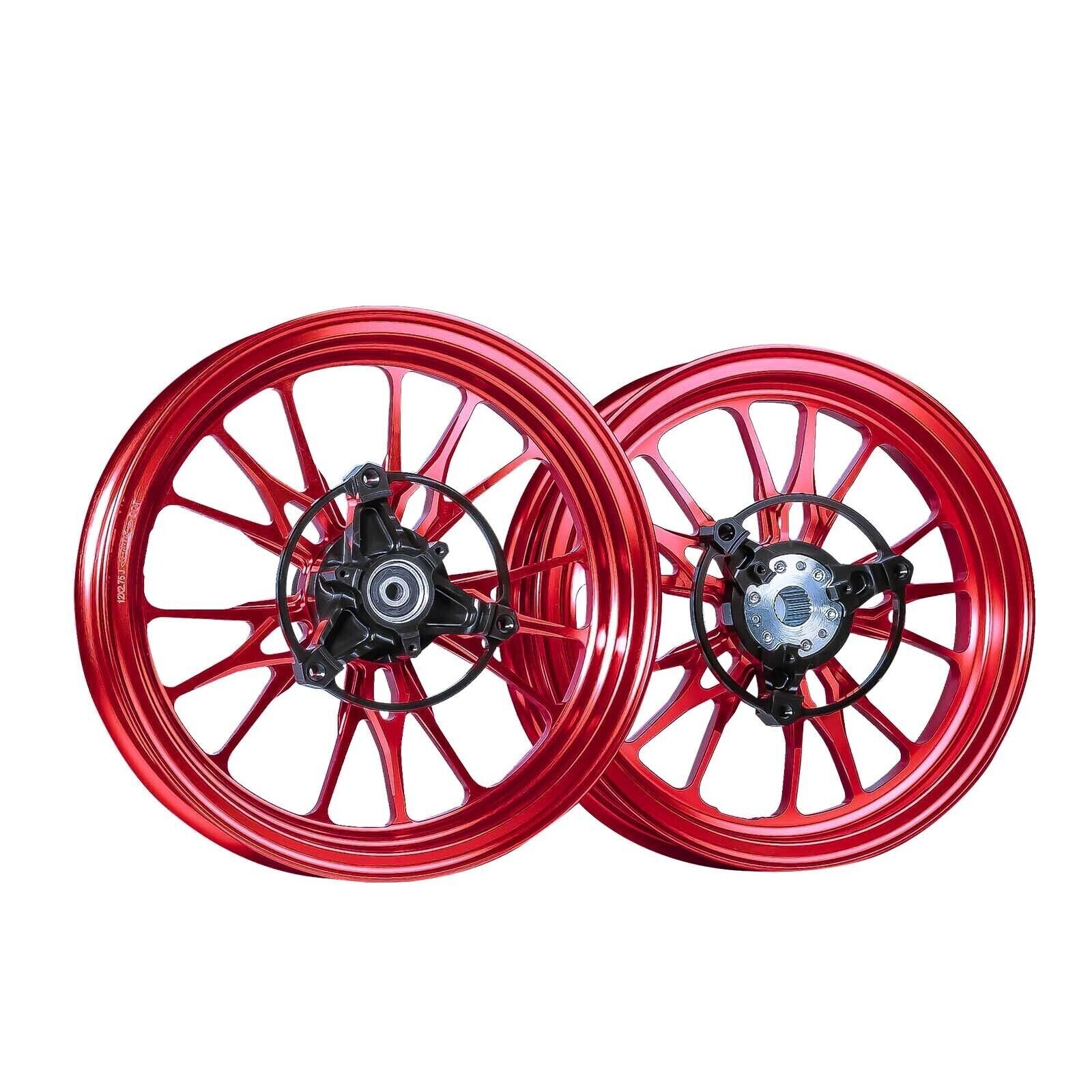 MOS GR15 Forged Aluminum Alloy Rims Wheels for Yamaha Zuma 125 2022-2025 Red