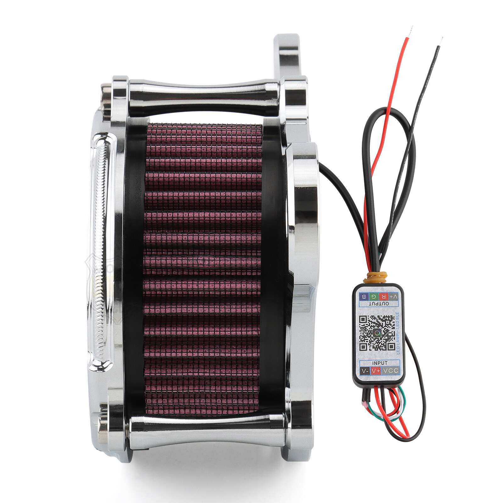 LED Air Cleaner Intake Filter For Harley Dyna Electra Street Glide Road King