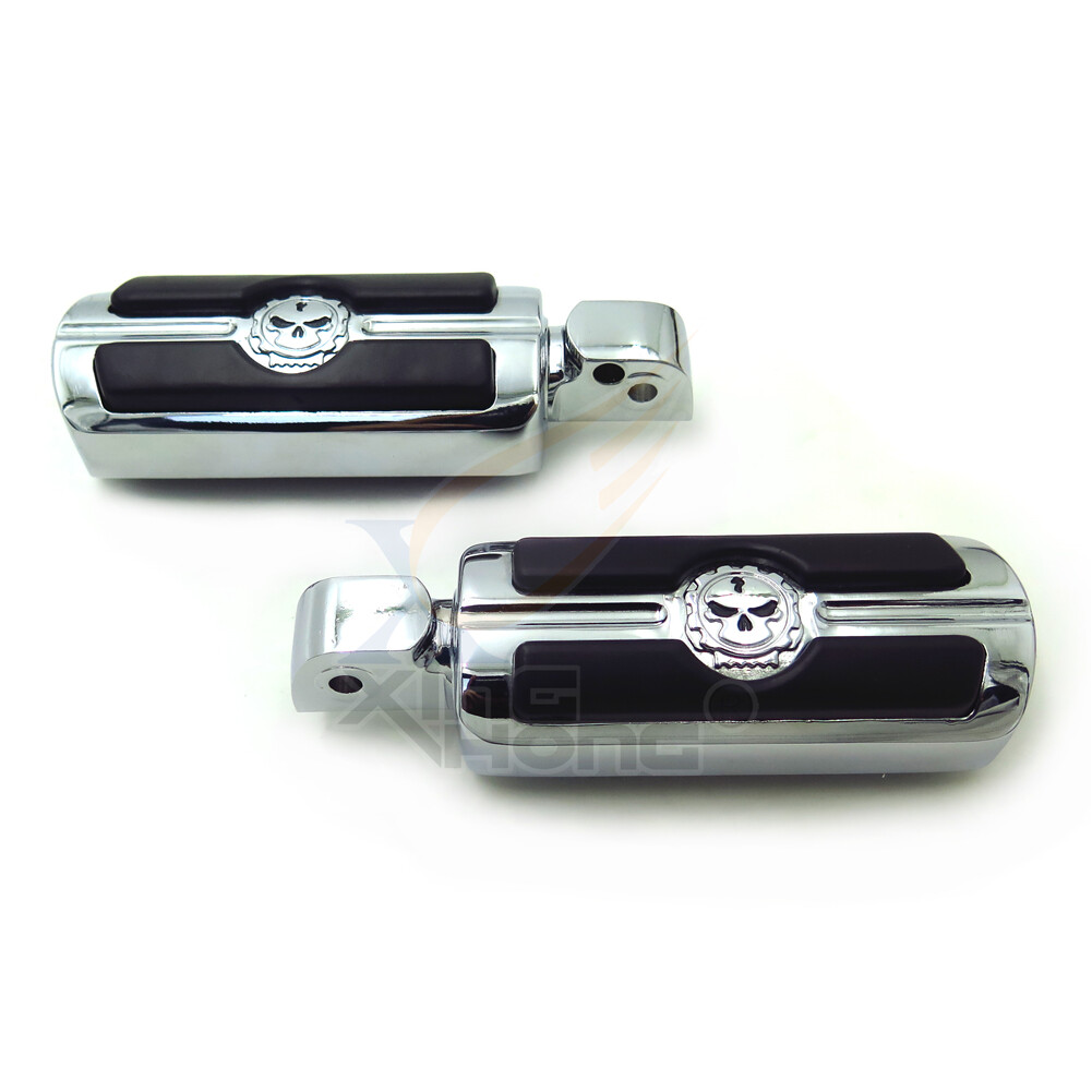 Custom Skull Footpeg For Yamaha 1999-2009 V-Star 1100 (Rear) V-Star 650