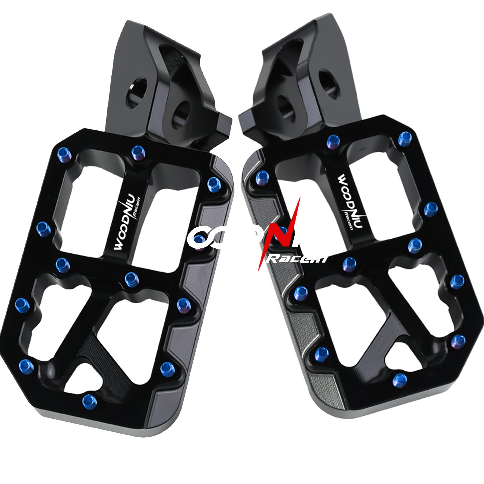 CNC Aluminum Alloy Wider Footpegs Foot Pegs for Surron Ultra Bee Non-slip Spikes