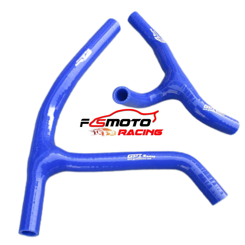 GREEN For 2006 2008 2007 KAWASAKI KXF450 KX450F KX 450F Silicone Radiator Y Hose
