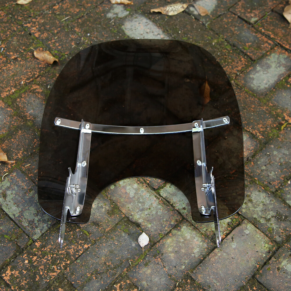 Fit for 1994-2024 Harley Touring Road King Smoke Windshield W/Bracket Detachable
