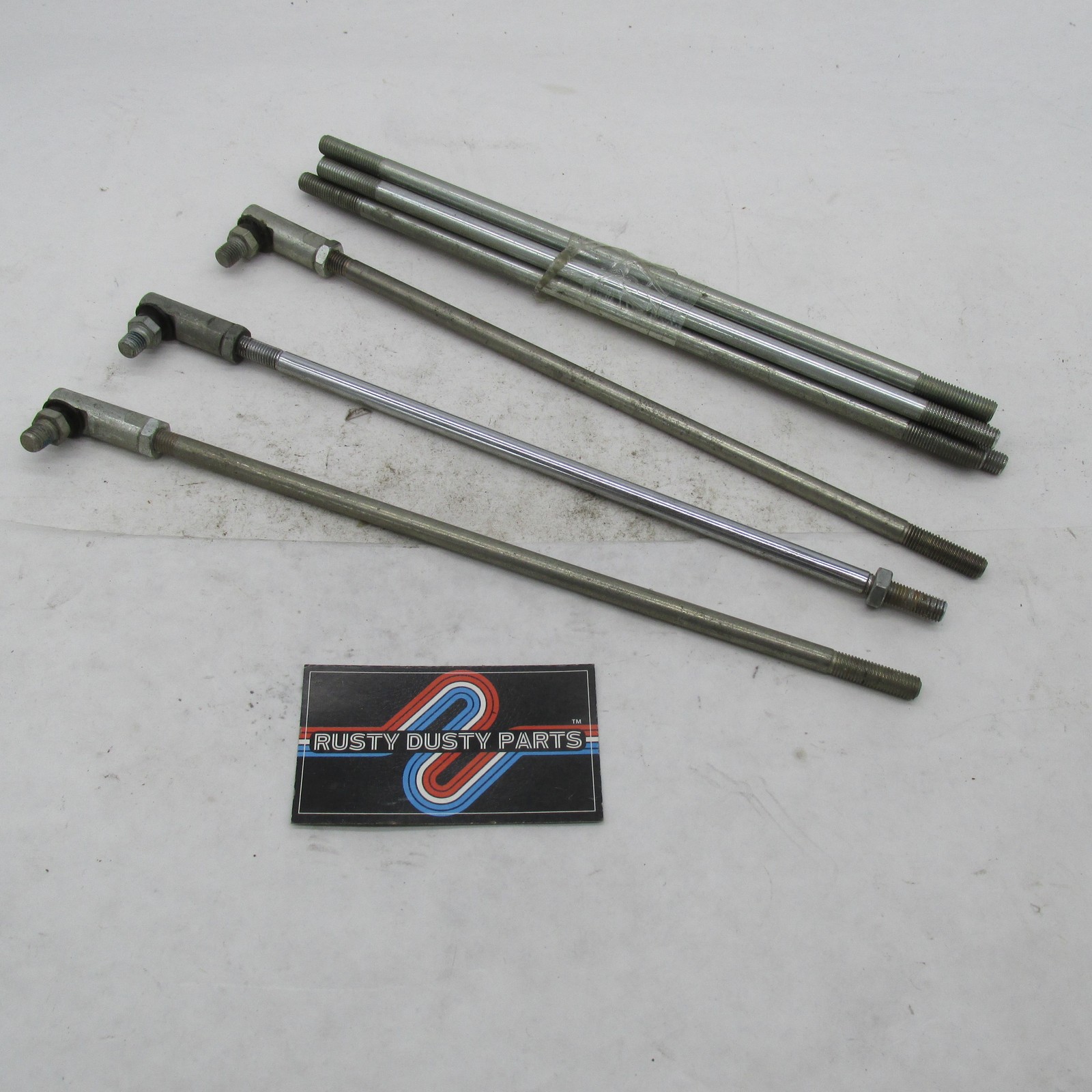 Lot of 10 Harley Davidson OEM Chrome Shift Brake Linkage Rods Softail Touring
