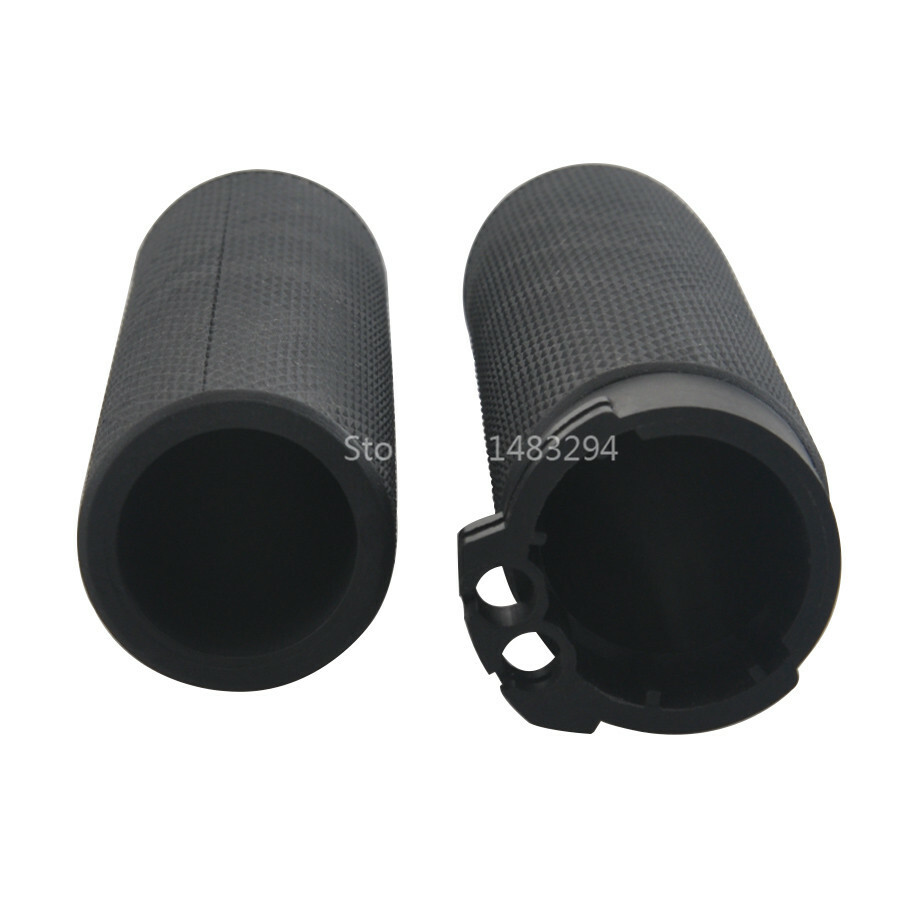 1″ Black Motorcycle Handlebar Hand Grips Fit for Harley Dyna Sportster XL1200