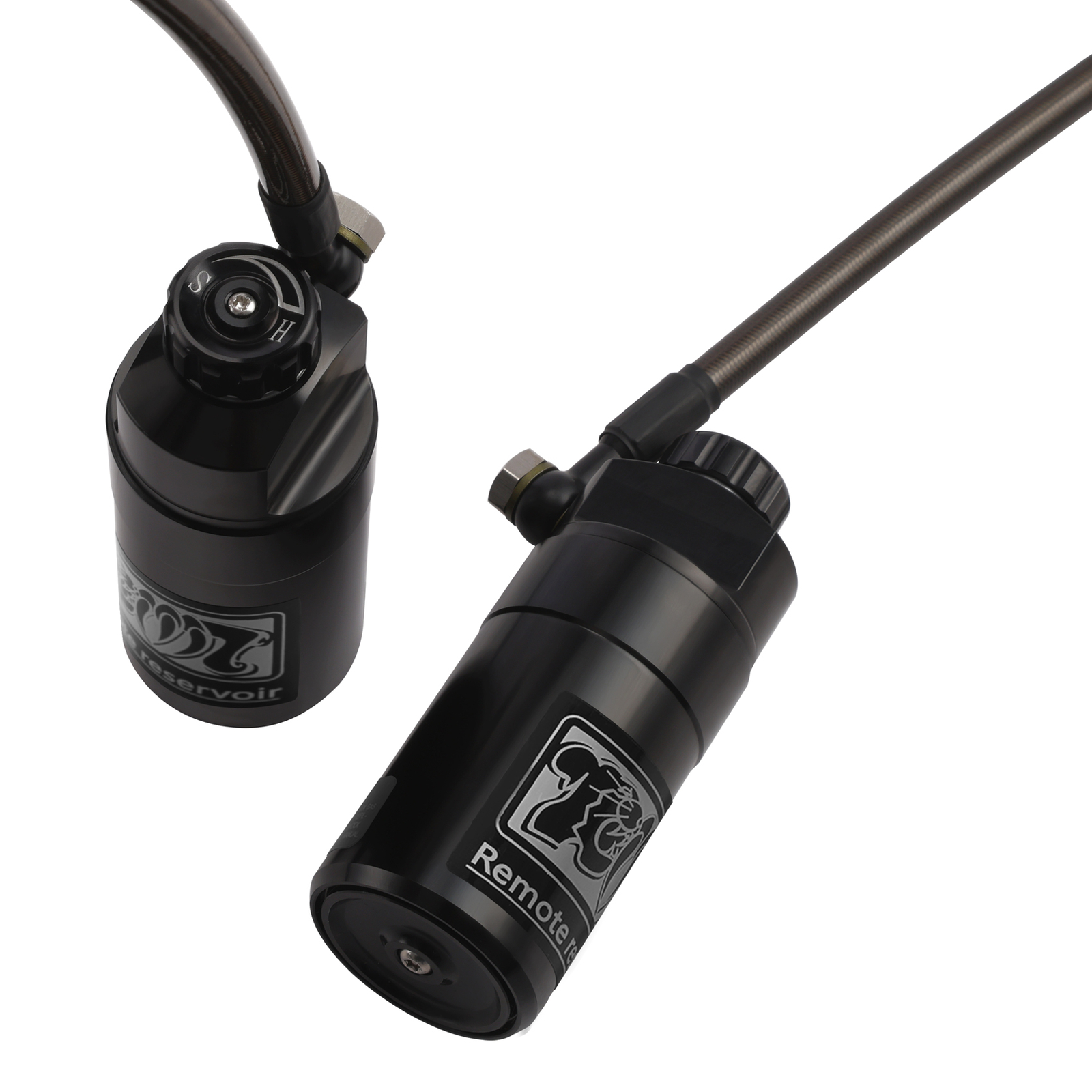 Remote Reservoir Rear Suspensions Shock Fit For Harley Touring Road Glide 14-24