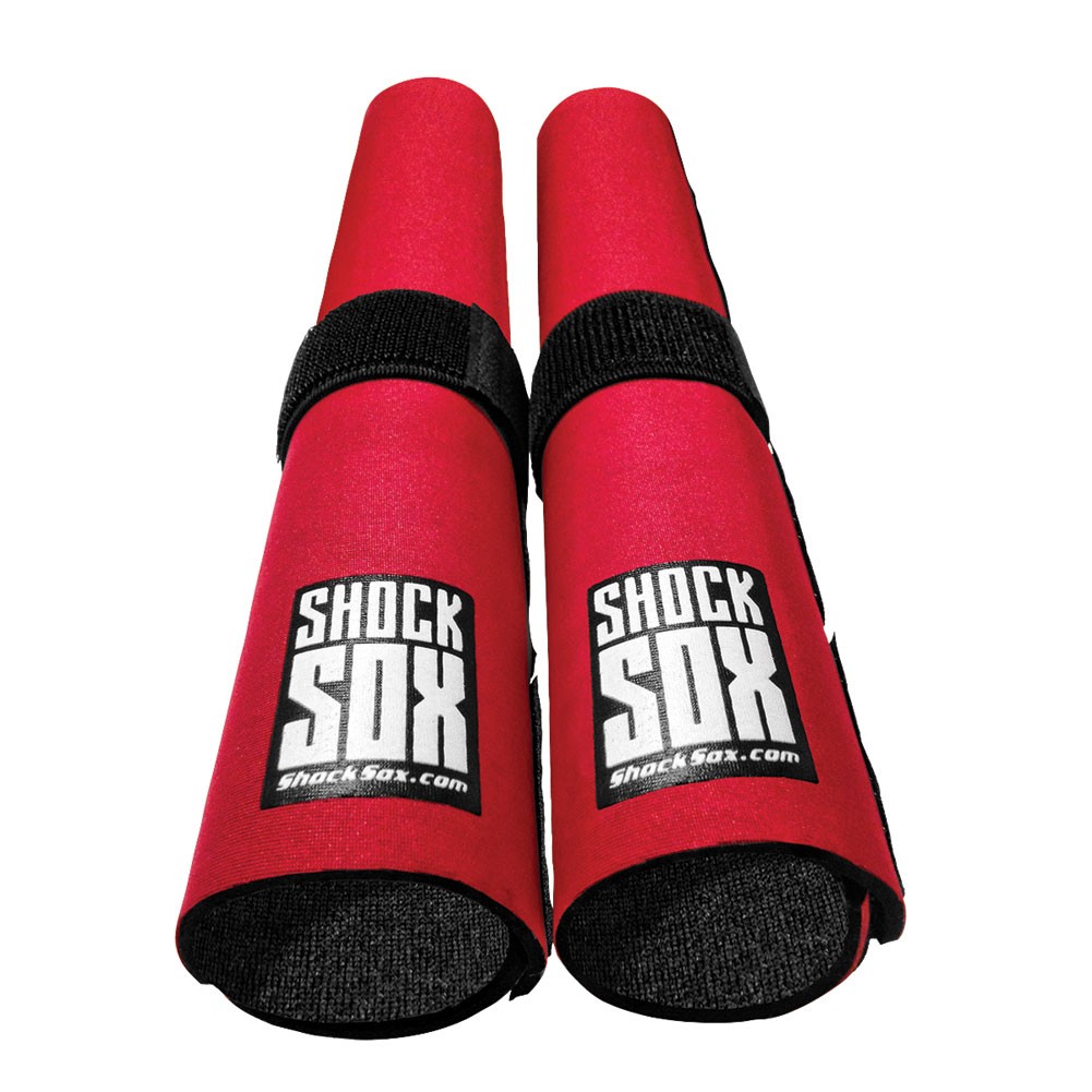 Shock Sox Fork Seal Guards 37-50mm Fork Tube 13″ Red For KAWASAKI KLX230 SE 2022