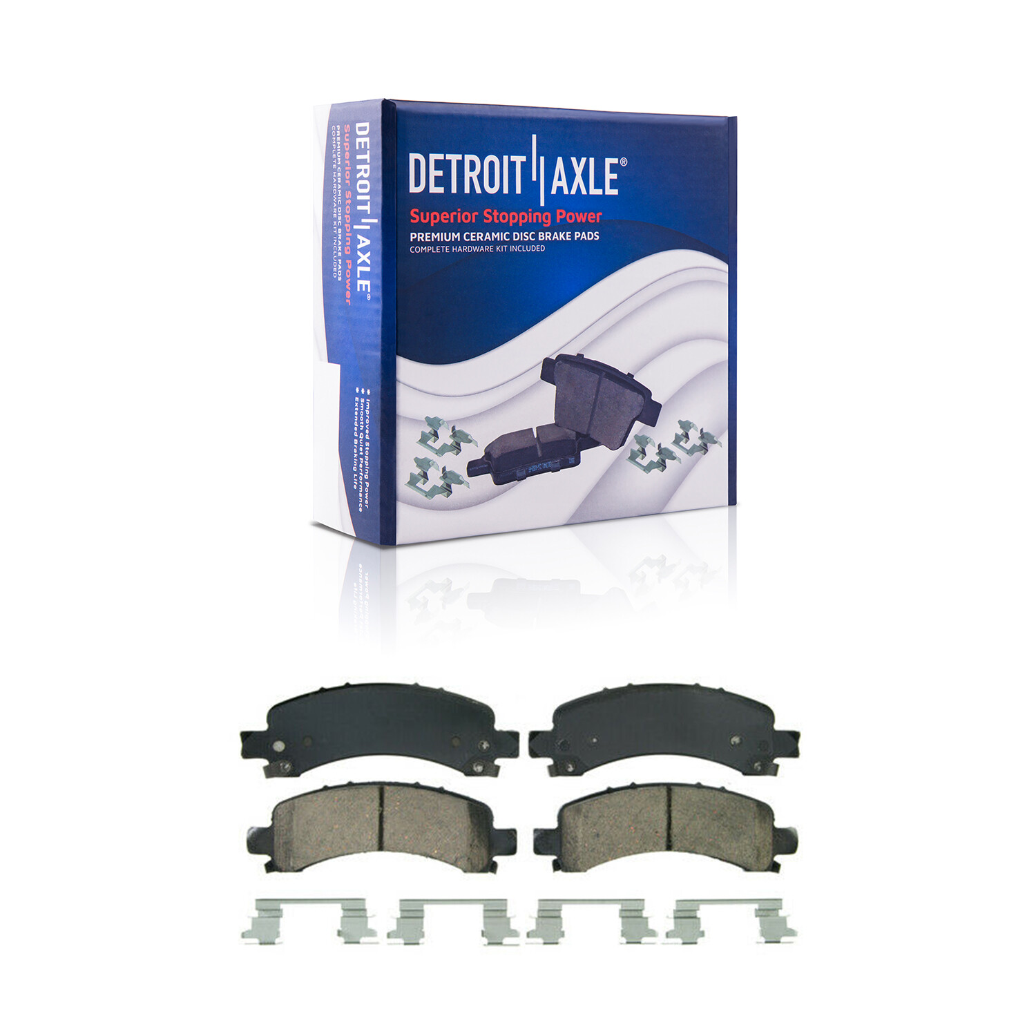 Rear Drilled Rotors Calipers Brake Pads for 2006-2019 Express Savana 2500/ 3500