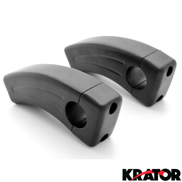UNIVERSAL Black BIKE MOTORCYCLE RISER HAND HANDLEBAR RISERS 3.5 INCH PULL BACK