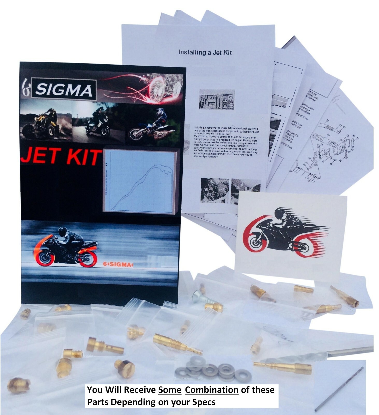 Yamaha V-Star XVS1100 VStar 1100 cc Twin Custom Carburetor Carb Stage1-3 Jet Kit