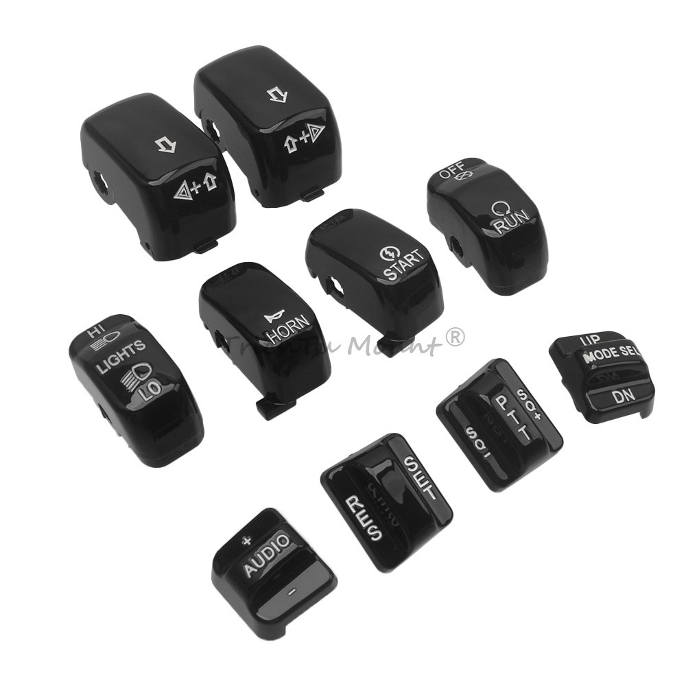 Hand Control Switch Housing Button Caps For Harley Street Electra Glide 96-13