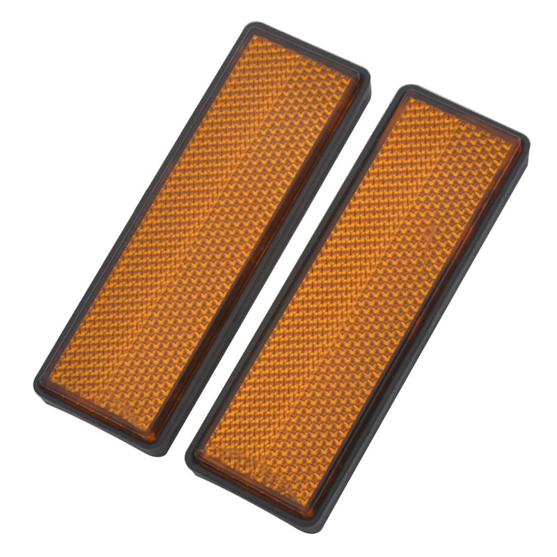 Motorcycle Universal Yellow Front Fork Leg Reflectors for Ducati Dirt Bikes ATV