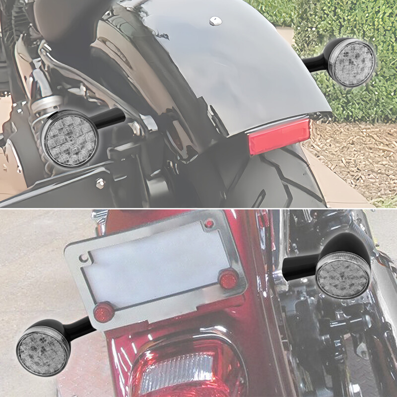 Rear Turn Signal Lights Fit For Harley Softail 2000-25 Touring Road Glide 09-24