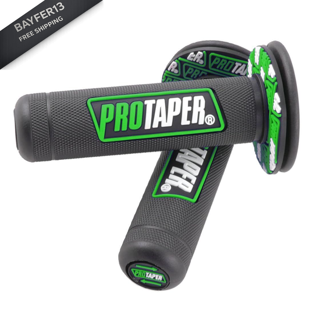 7/8″ Motorcross Handle Grips Dirt Bike 22mm Pro taper, Black,Green,Multicolor