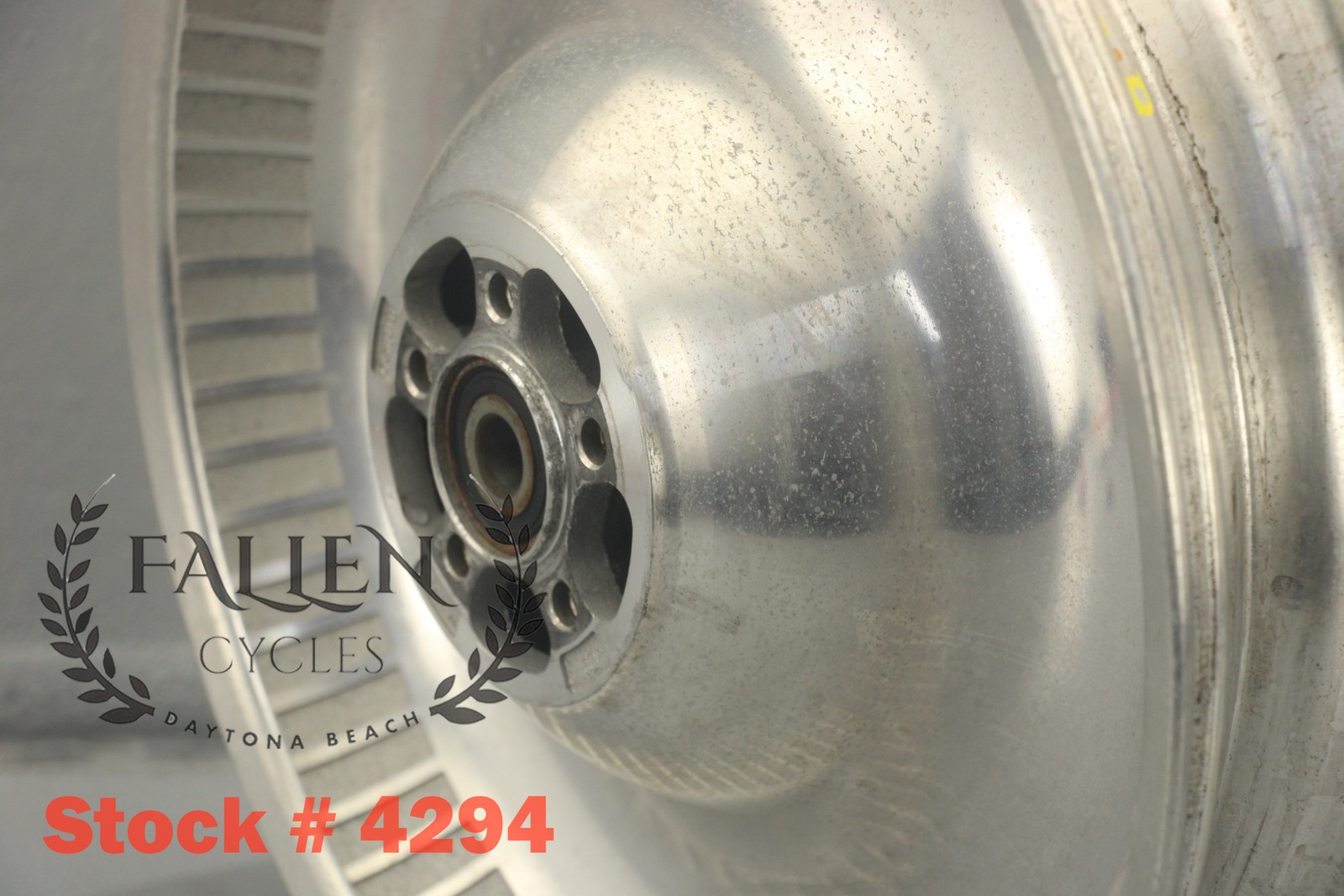 2006 Harley Softail Deuce 17″ x 4.5″ Back Rear Wheel Rim 3/4″ DISK #4294