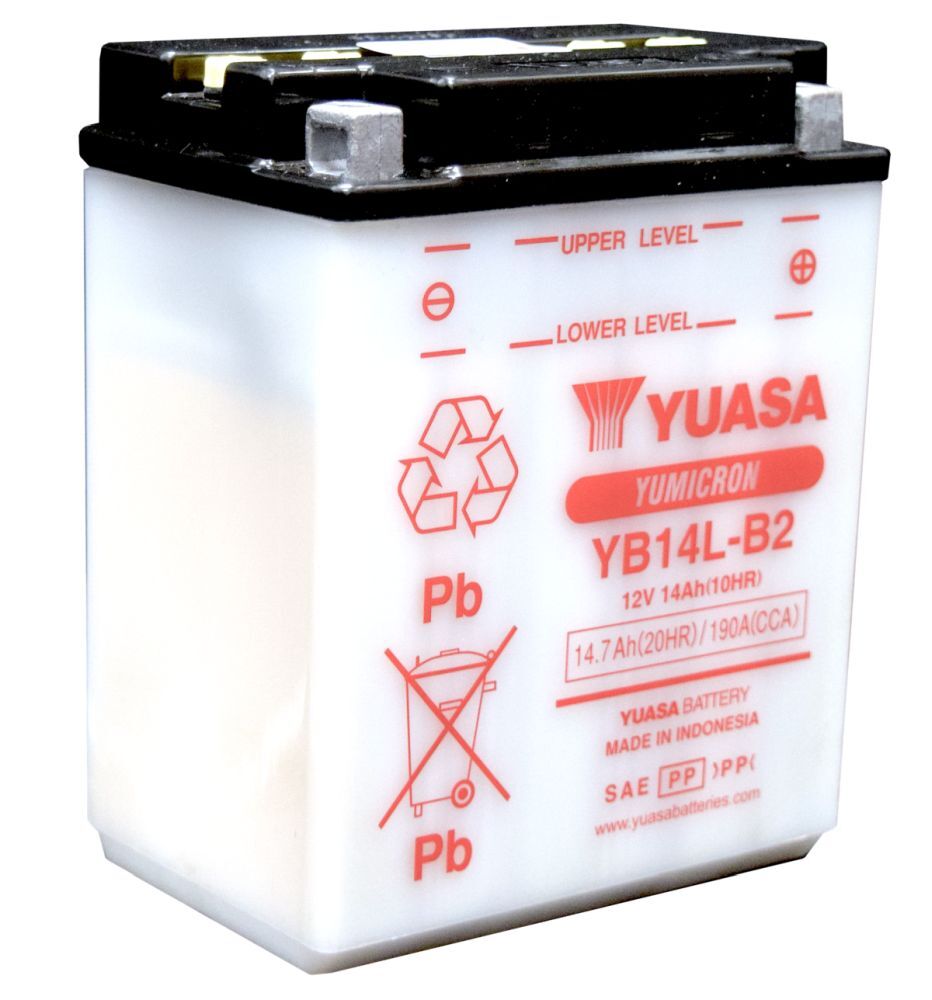 Yuasa Conventional YB14LB2 12 Volt Battery For Suzuki GS1150ESE 1983-1986