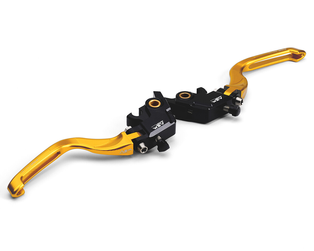 AEM Factory Ducati Brake & Clutch Levers 2021+ – Panigale V4 Euro5 21+ – Blac…
