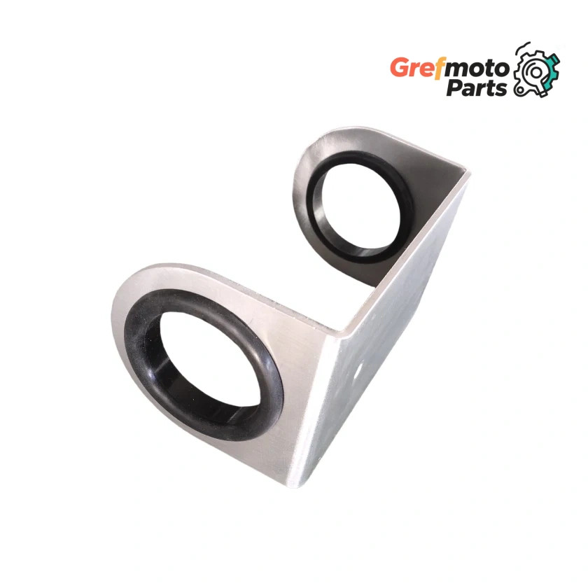 2″ Hole Flashlight Hanger Holder Wall Mount Storage Organizer Aluminum Silver