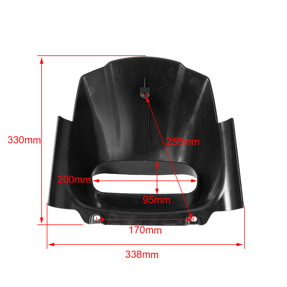 Gloss Black Front Headlight Fairing For Harley Softail Fat Bob FXFB FXFBS 18-22