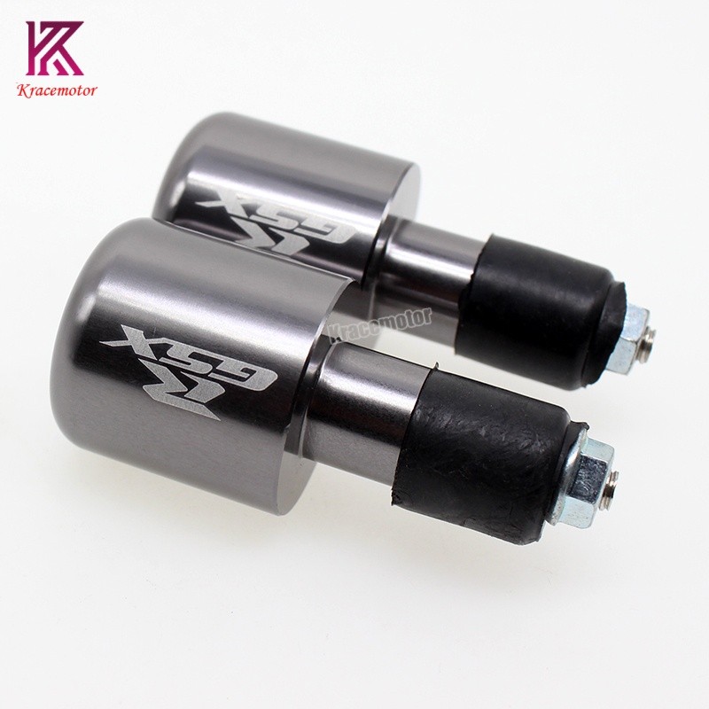 CNC 7/8” Handlebar Bar Ends Slider Cap Plugs GSX1300BK GSXR1000 GSXR750 GSXR600
