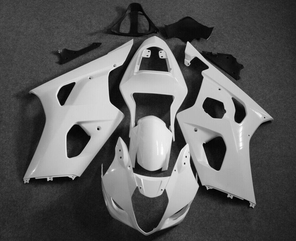 Unpainted White Fairing Kit For Suzuki GSXR1000 2003 2004 K3 Injection Body Work