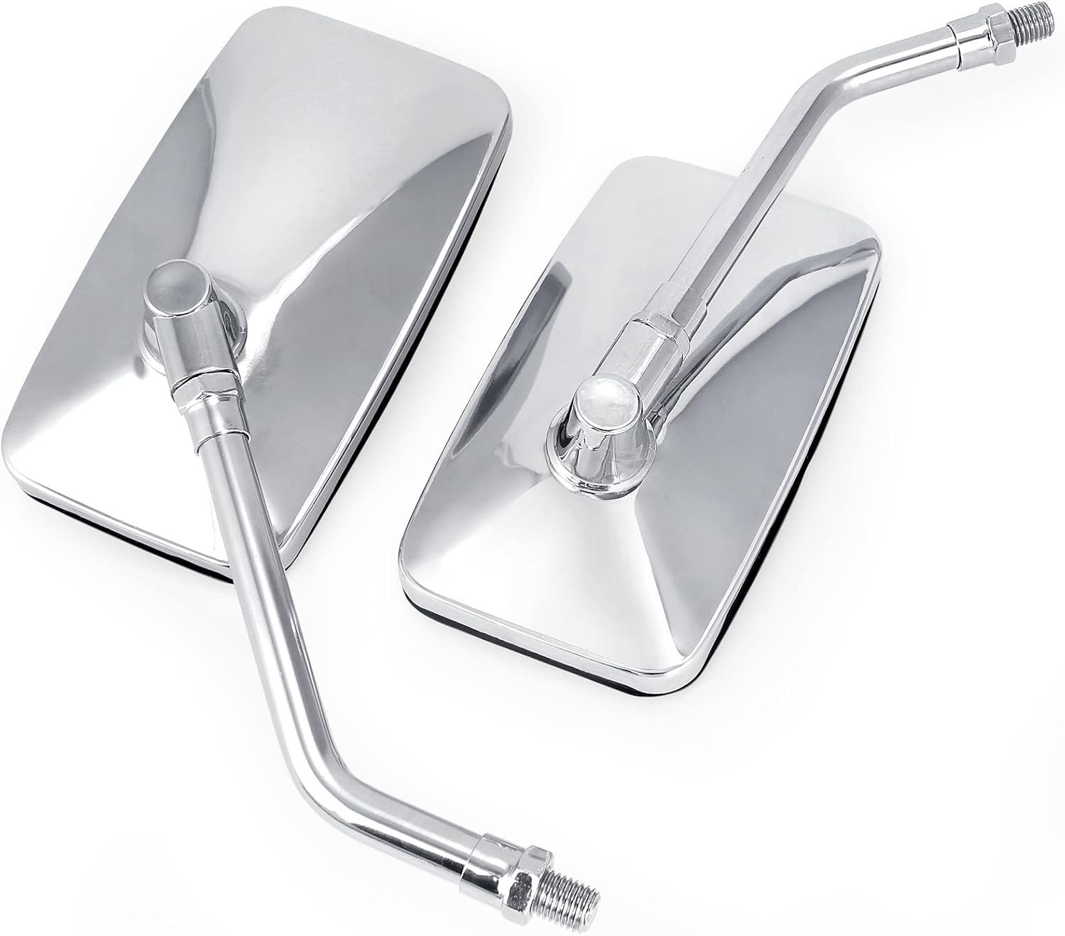 High-Quality 10MM Chrome Motorcycle Mirrors – Durable Aluminum, Easy Install