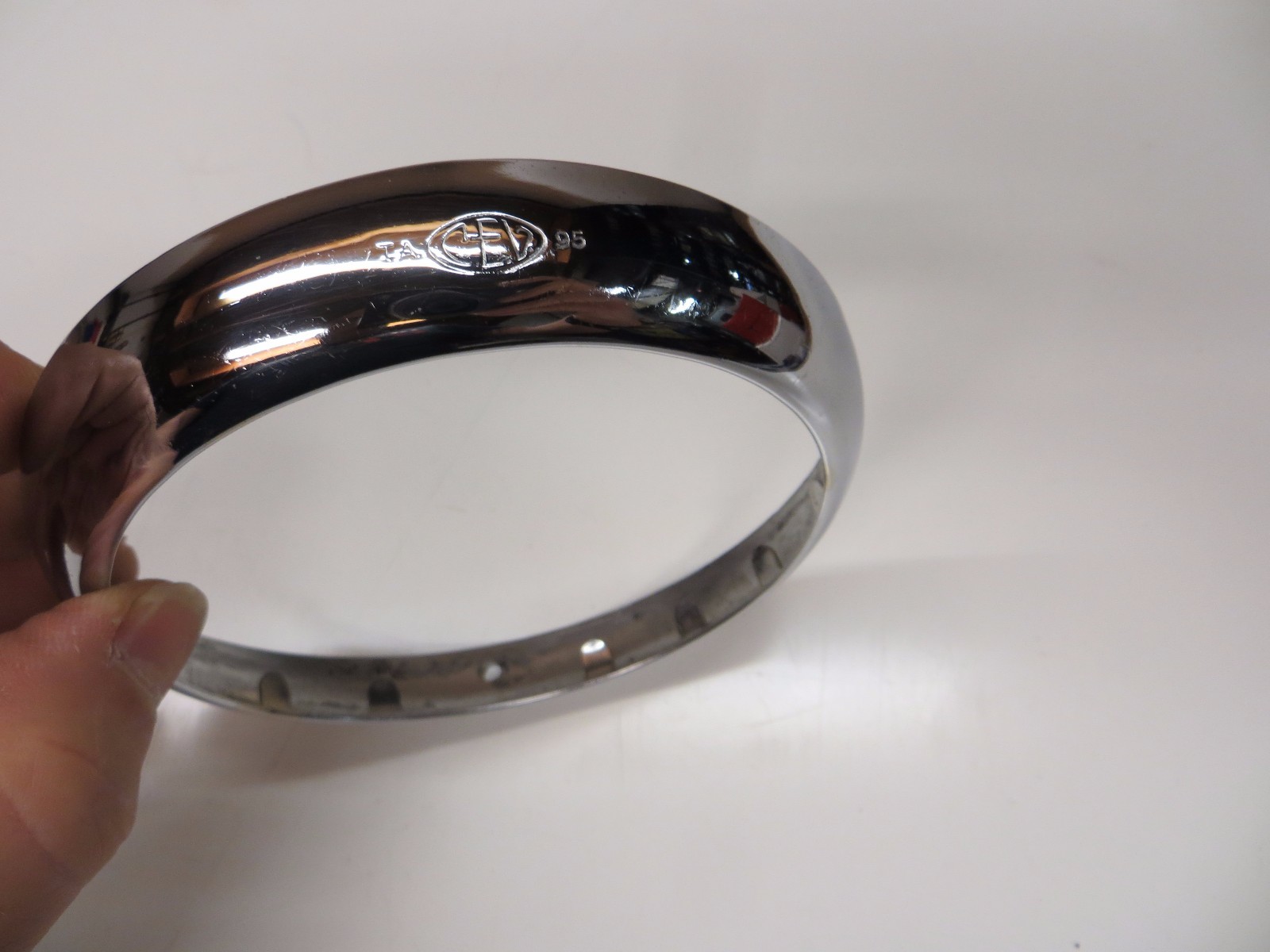 Orig. “C.E.V “Mototcycle/Scooter Headlight/ Headlamp Rim Approx 98mm N.O.S No.1