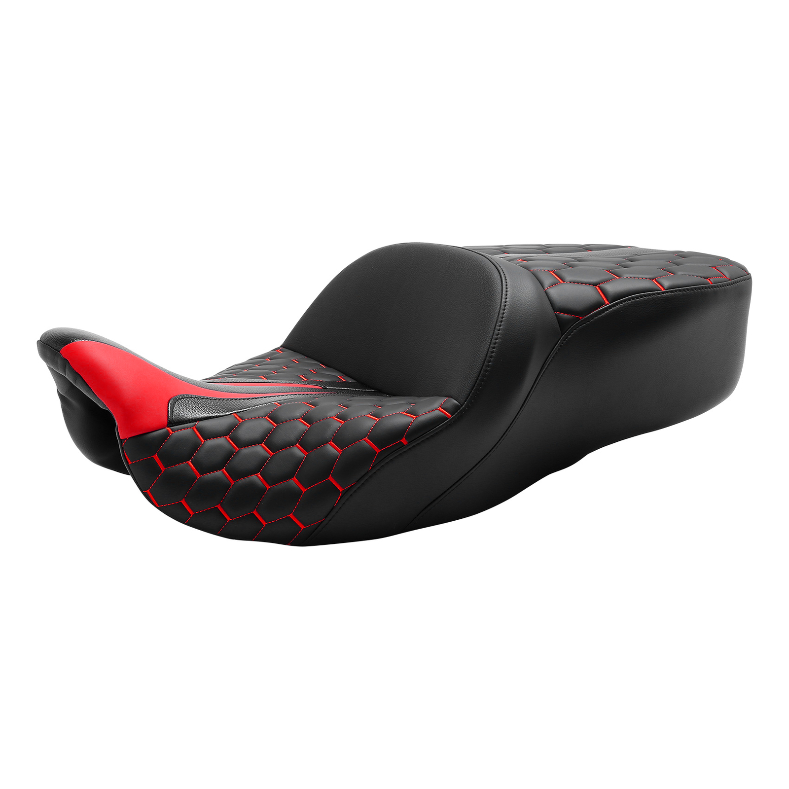 Red Black Rider Driver Passenger Seats For Harley Touring Electra Glide 09-23 22