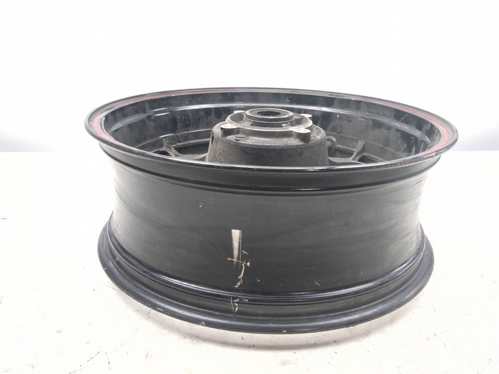 12-21 Kawasaki Ninja ZX14 Rear Wheel Rim 17X6.00 STRAIGHT 41073-0574-18F