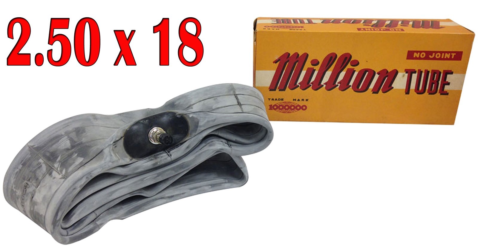 Million 250 x 18 Inner Tube Motorcycle Dirt Bike Tire Off Road Wheel 2.50-18 New
