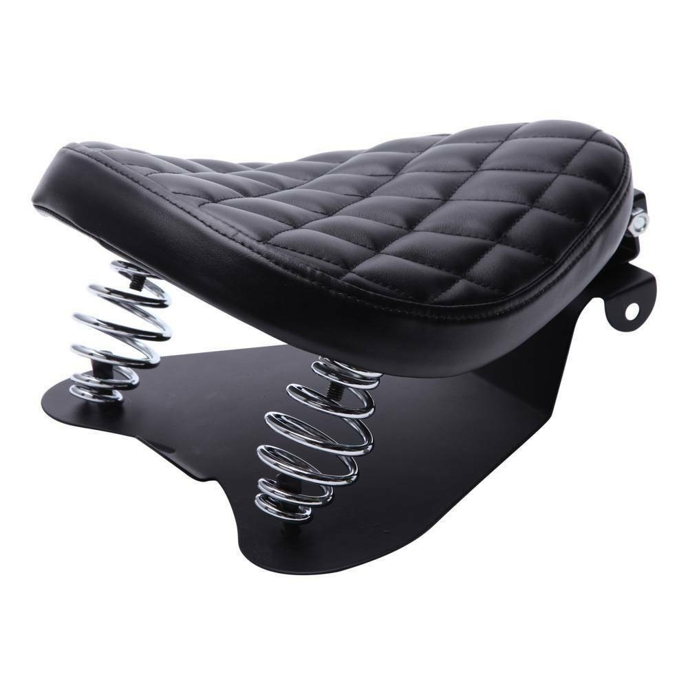Motorcycle 3” Spring Solo Seat Saddle Base For Harley Sportster Bobber Chopper