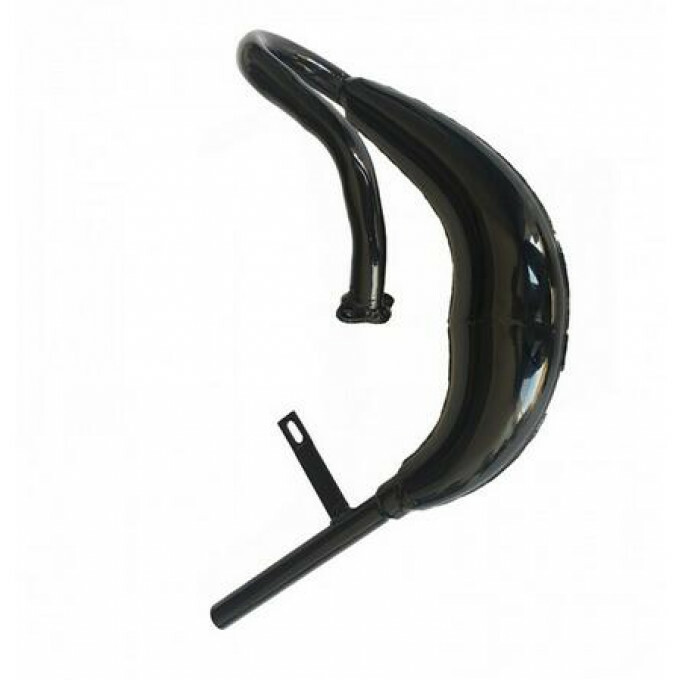CDHPOWER CDH66 Muffler Black-2 Stroke Gas Motor Engine Kit-Gas Motorized Bicycle