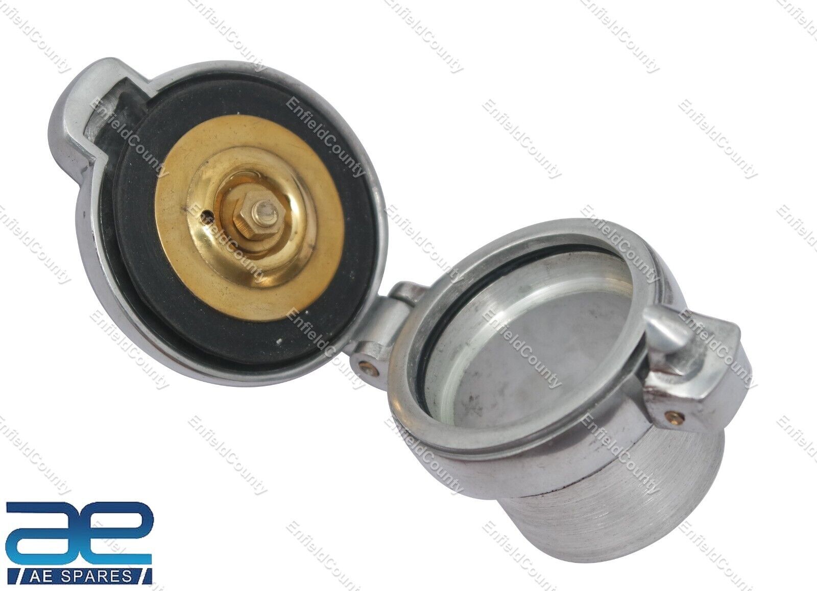 Petrol Tank Fuel Flip Cap 2″ With Alloy Filler Neck Cafe Racer Monza AJS BSA @US