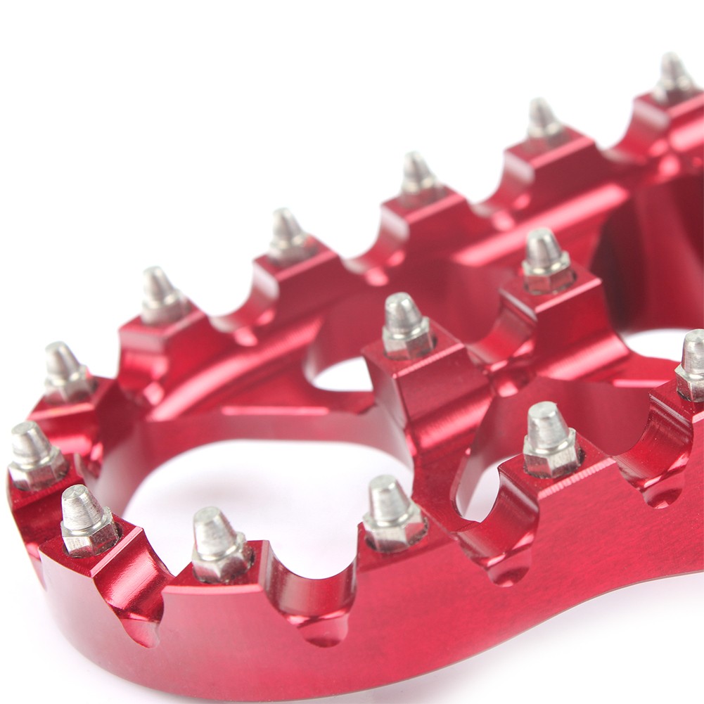 Billet MX Wide Foot Pegs For Honda CR125/250R CRFC450L CRF1000L CRF1100L 2026 25