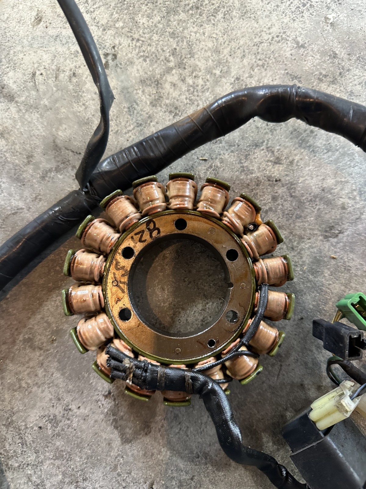 1999 HONDA SHADOW ELECTRICAL WIRING HARNESS STATOR SOLENOID RECTIFIER VT750